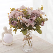 artificial silk rose bouquet, view 9 - MRSLM