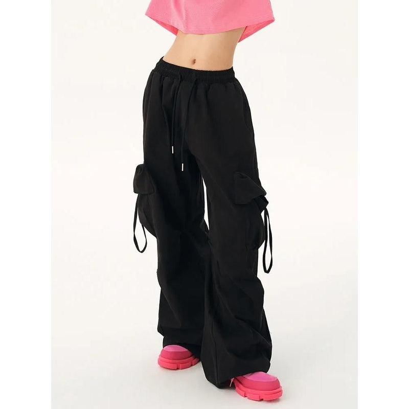 vintage wide-leg cargo pants, view 3 - MRSLM