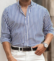 casual long sleeve 3D print shirt, view 3 - MRSLM
