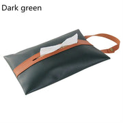 PU leather car seat tissue holder, view 3 - MRSLM