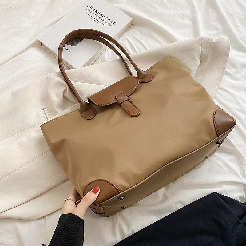 large Oxford cloth commuter tote bag, view 2 - MRSLM