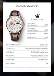 multifunctional business quartz watch, view 6 - MRSLM