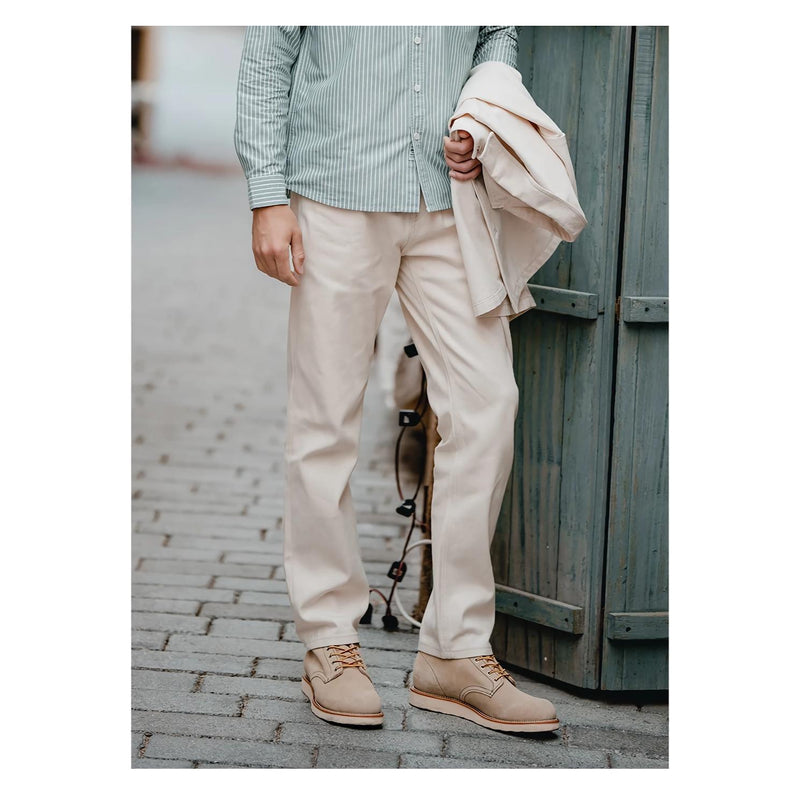 straight selvedge denim jeans, view 4 - MRSLM