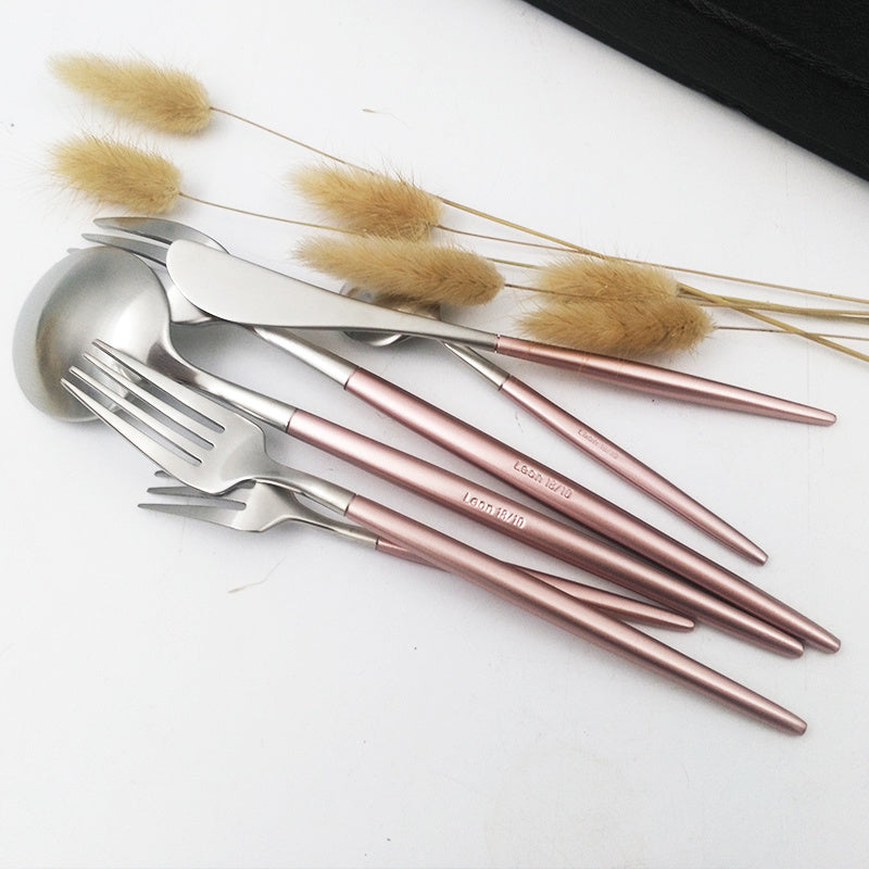 stainless steel cutlery set, view 2 - MRSLM