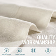 linen yarn curtain, view 8 - MRSLM