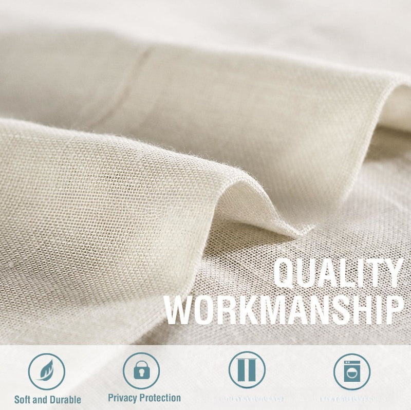 linen yarn curtain, view 8 - MRSLM