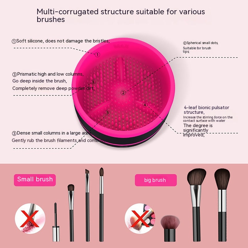electric makeup brush cleaner, view 7 - MRSLM