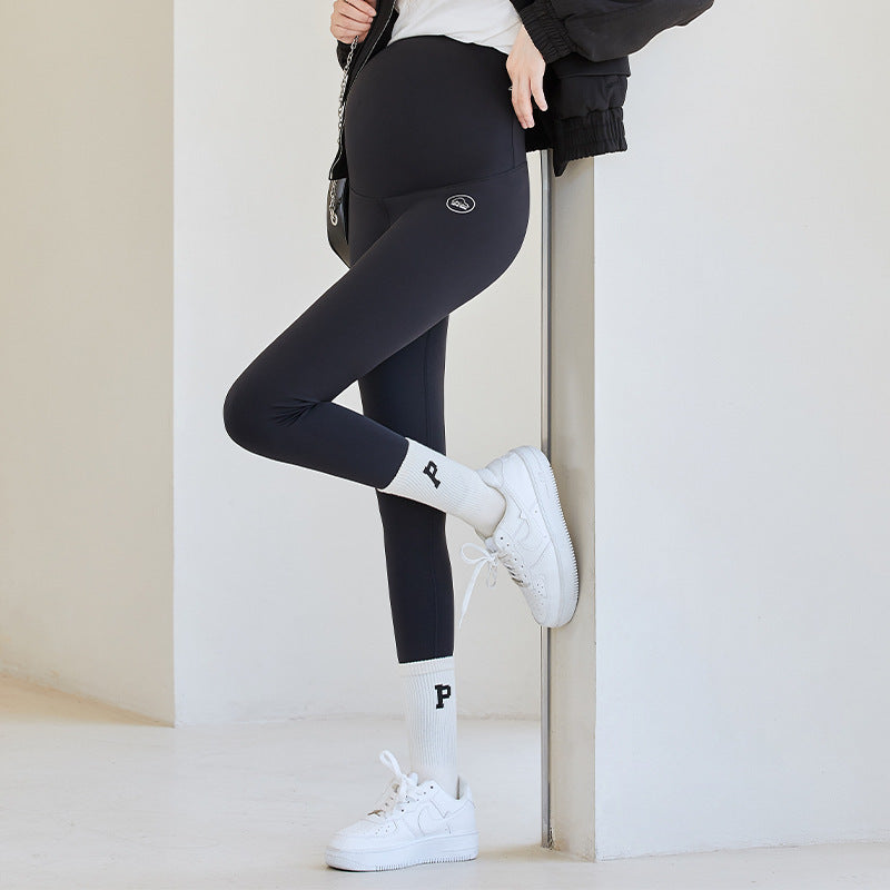 High elasticity slim fit nylon leggings, view 7 - MRSLM