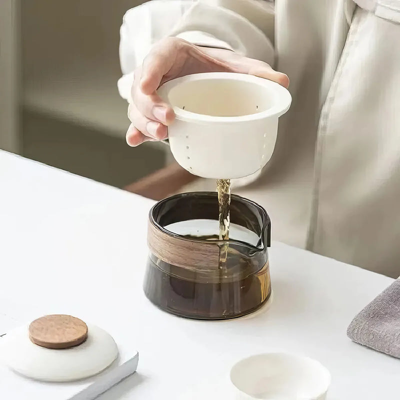 Zen teapot and tea cup set, view 9 - MRSLM
