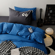washed cotton bedding set, view 8 - MRSLM