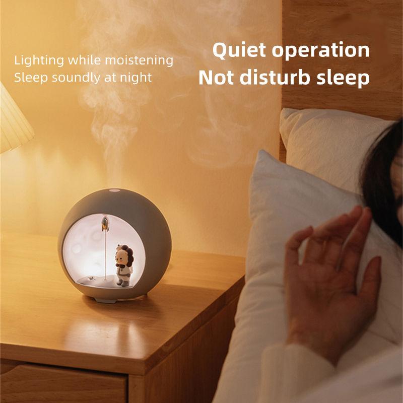 cartoon aromatherapy lamp and USB mini humidifier, view 7 - MRSLM