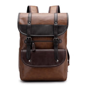 PU leather student backpack, view 5 - MRSLM