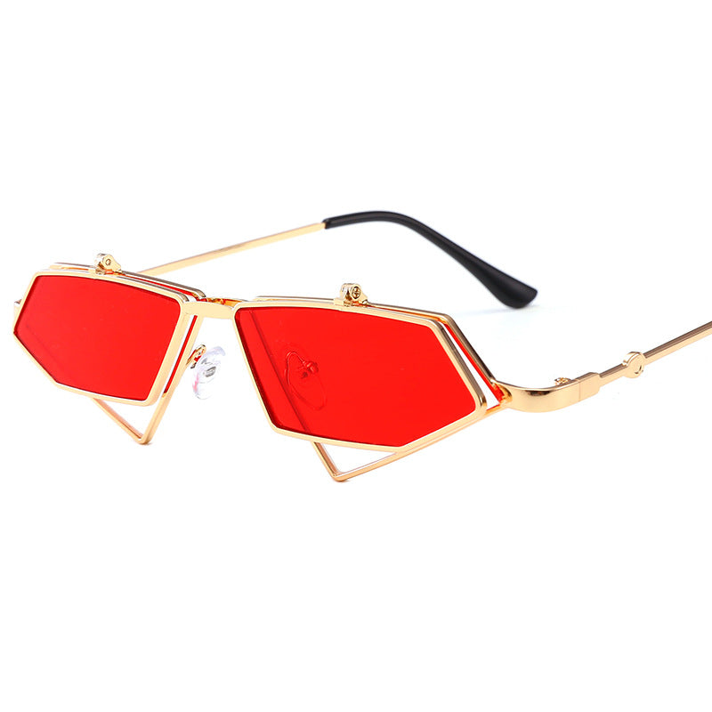 vintage metal sunglasses, view 4 - MRSLM