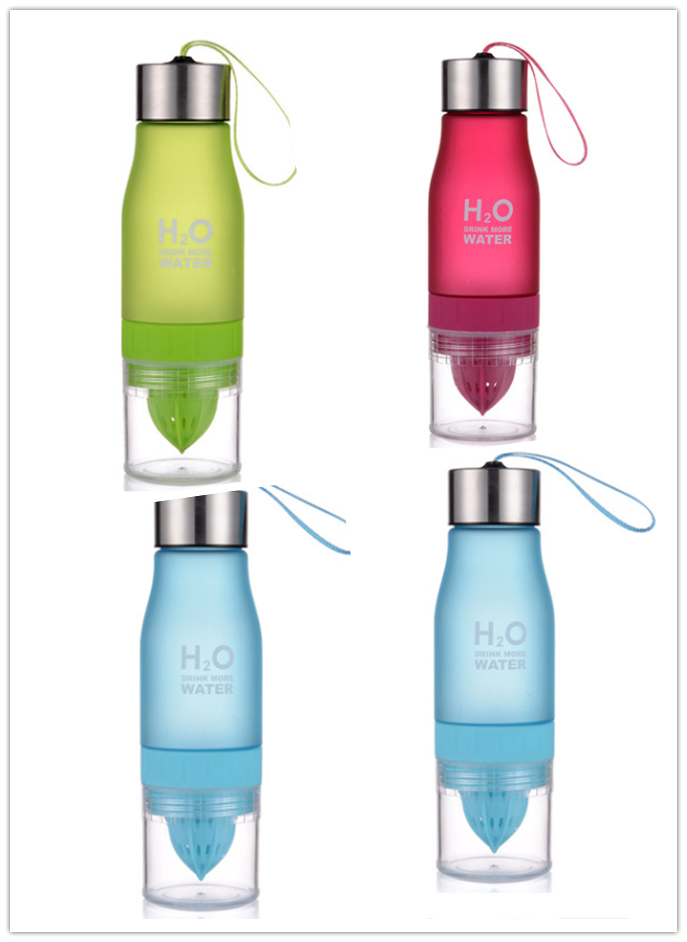 colorful frosted plastic water bottle, view 18 - MRSLM