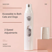 electric usb dog nail grinder with led, view 4 - MRSLM