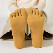 women's cotton toe socks, view 19 - MRSLM
