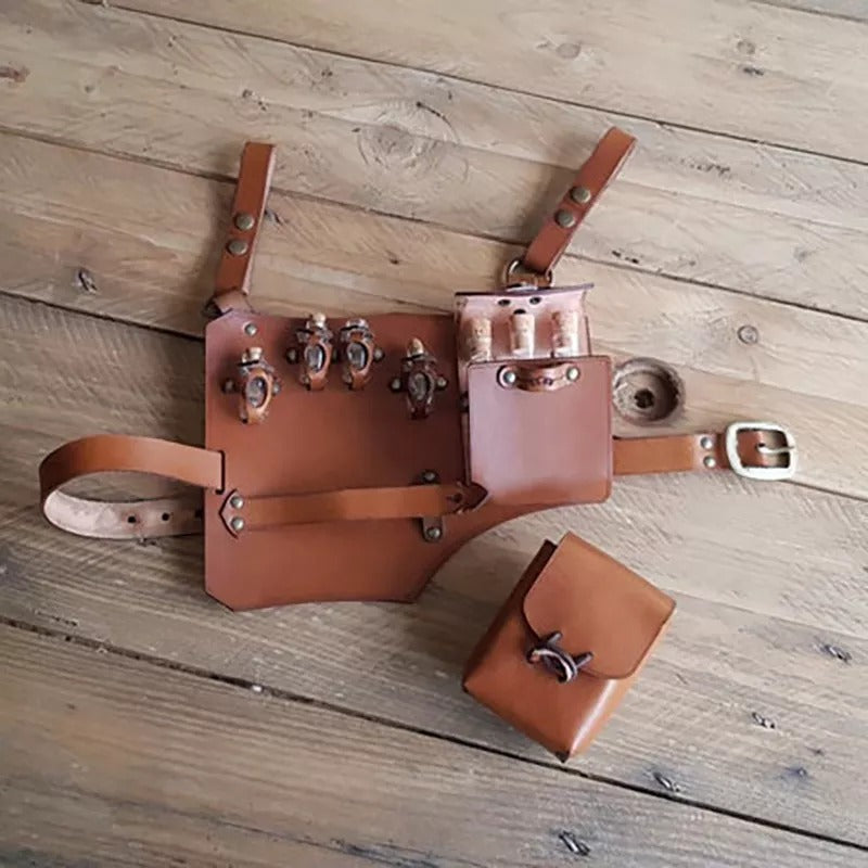 Retro chic PU waist bag pouch, view 7 - MRSLM