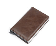 pop-up leather card holder, view 7 - MRSLM