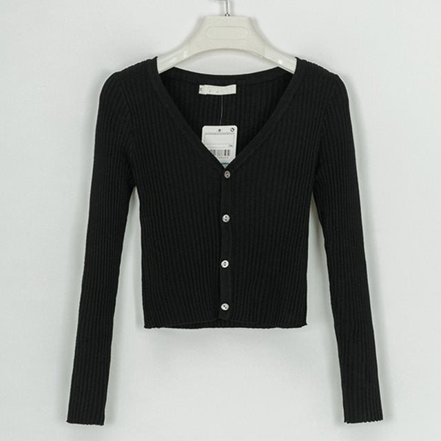 slim fit cardigan sweater for women, view 5 - MRSLM
