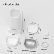 smart automatic cat and dog feeder, view 11 - MRSLM