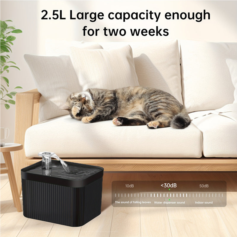 2.5l automatic cat water fountain, view 7 - MRSLM