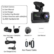 4K dash cam, view 2 - MRSLM