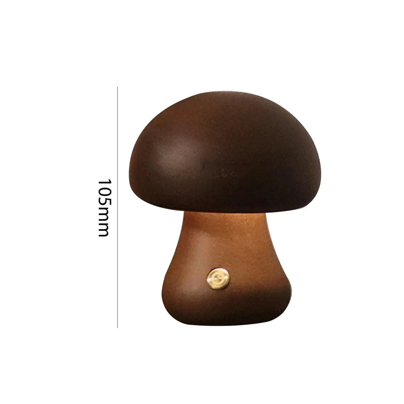 led mushroom night light, view 2 - MRSLM