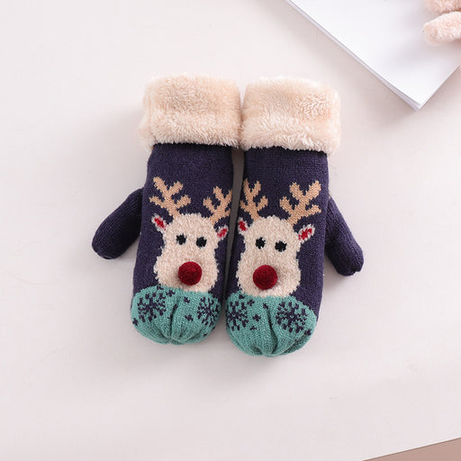 Christmas knitted gloves - MRSLM