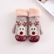 Christmas knitted gloves, view 4 - MRSLM