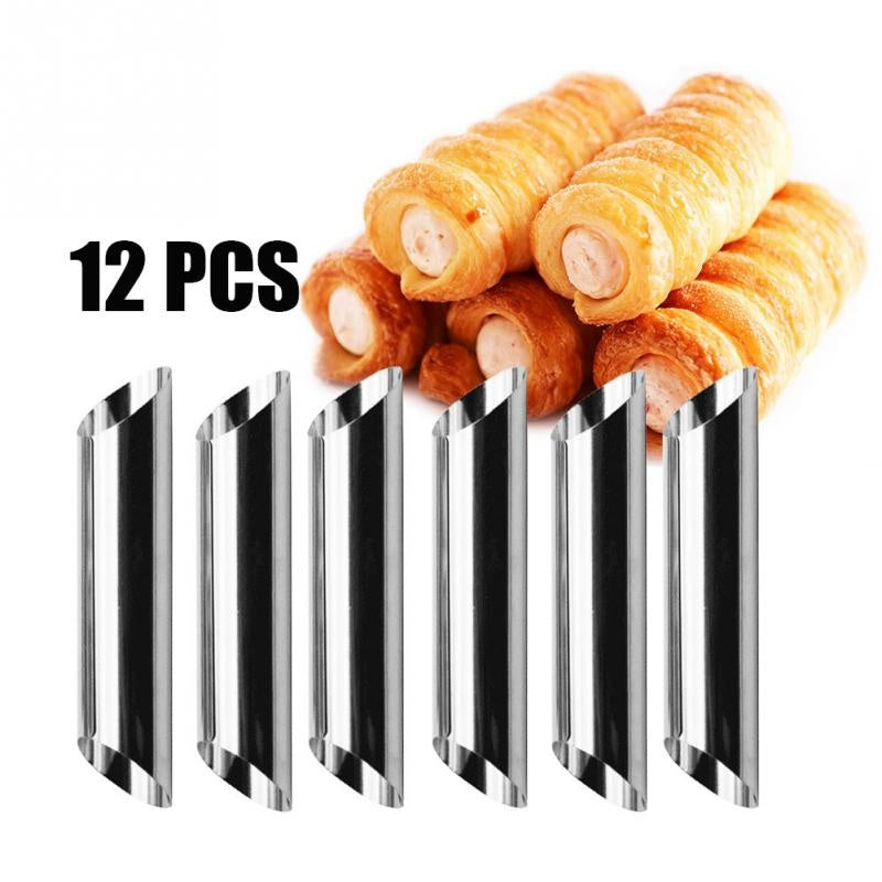 12pcs stainless steel cannoli forms - MRSLM