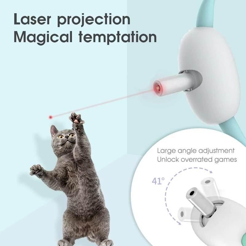 usb rechargeable laser cat collar, view 4 - MRSLM
