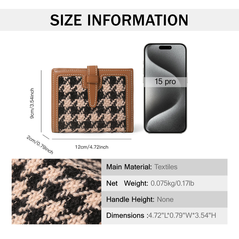 short PU card holder wallet with box, view 7 - MRSLM