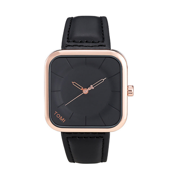 TNordic Minimalist Design Square Watch For Male And Female Students