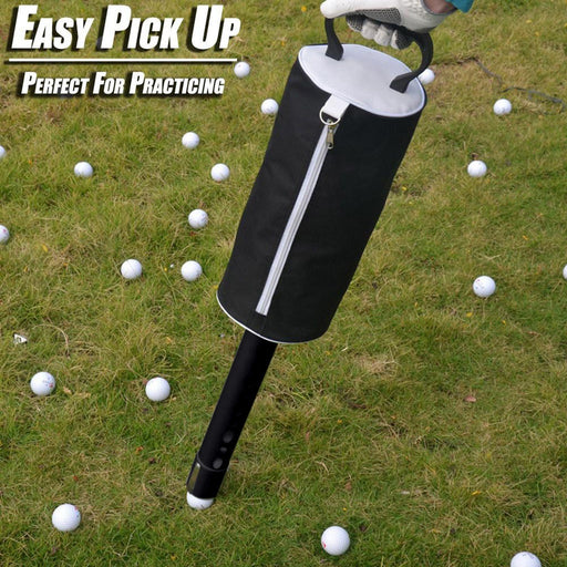 golf ball picker bag with plastic tube - MRSLM