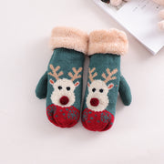 Christmas knitted gloves, view 3 - MRSLM