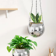 Disco ball hanging planter, view 6 - MRSLM