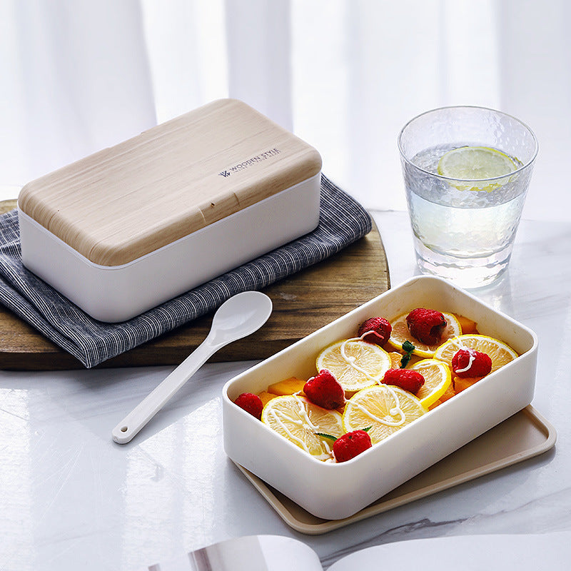 Double Plastic Lunch Box