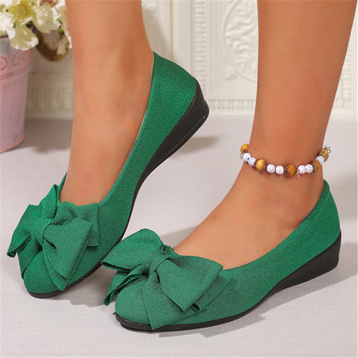 Bowknot flat loafers - MRSLM