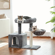 70-inch cat tree with sisal posts, view 3 - MRSLM