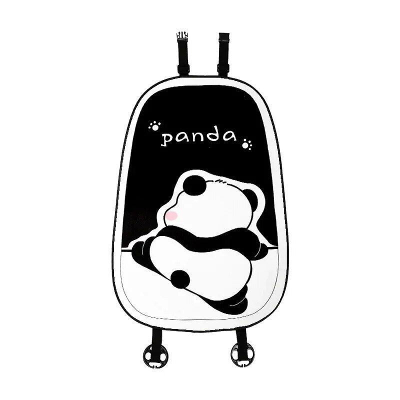 Warm Panda Plush Car Seat Cushion - Universal Fit for Autumn & Winter