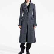 elegant woolen long coat for women - MRSLM