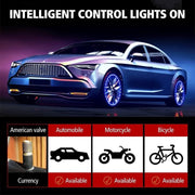 Solar-powered LED car wheel lights, view 5 - MRSLM