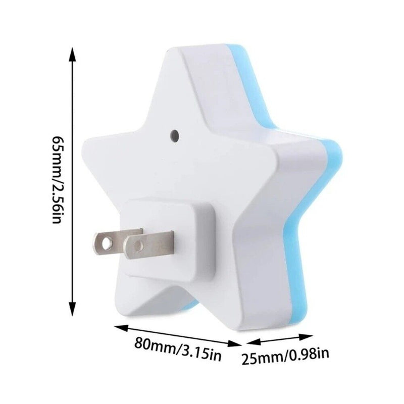 smart star LED night light, view 12 - MRSLM
