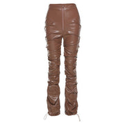 pleated high waist trousers, view 3 - MRSLM