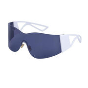 oversized rimless sunglasses, view 6 - MRSLM