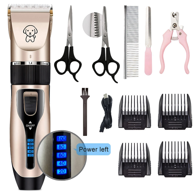 pet hair trimmer kit, view 4 - MRSLM
