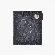 retro demon pattern men's wallet, view 4 - MRSLM