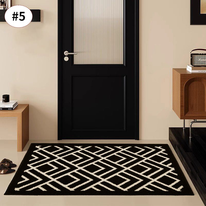 Retro pattern non-slip door mat, view 3 - MRSLM
