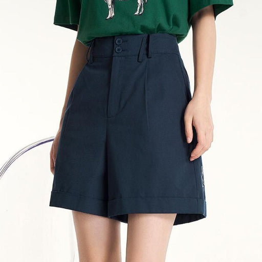 cat embroidery wide leg shorts - MRSLM