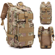 camouflage sports backpack, view 7 - MRSLM
